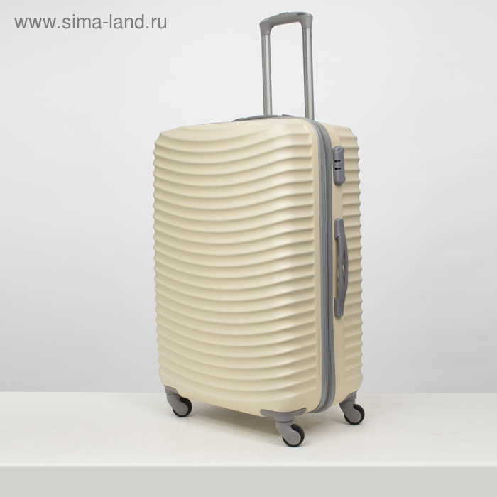 Чемодан большой 27", отдел на молнии, кодовый замок, 4 колеса, цвет бежевый
Чемодан большой 27", отдел на молнии, кодовый замок, 4 колеса, цвет бежевый