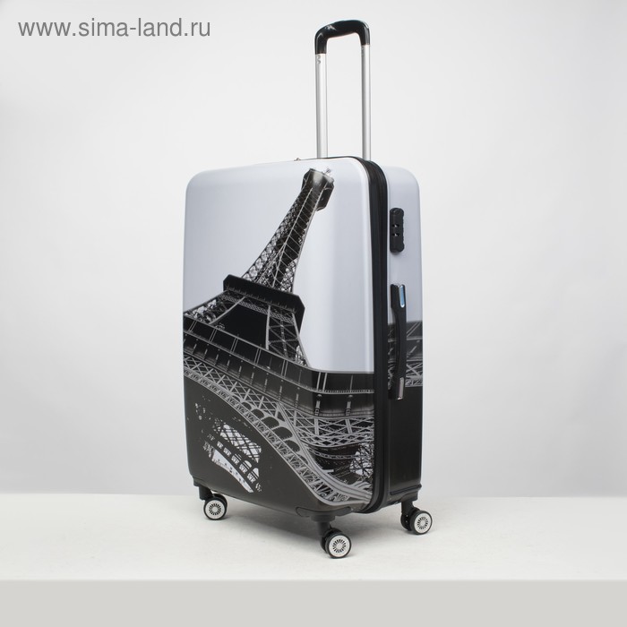 Чемодан большой 28", отдел на молнии, кодовый замок, 4 колеса, цвет белый 
Чемодан большой 28", отдел на молнии, кодовый замок, 4 колеса, цвет белый