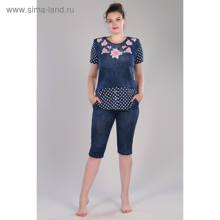 Трикотажный костюм женский, размер 52
Трикотажный костюм женский, размер 52