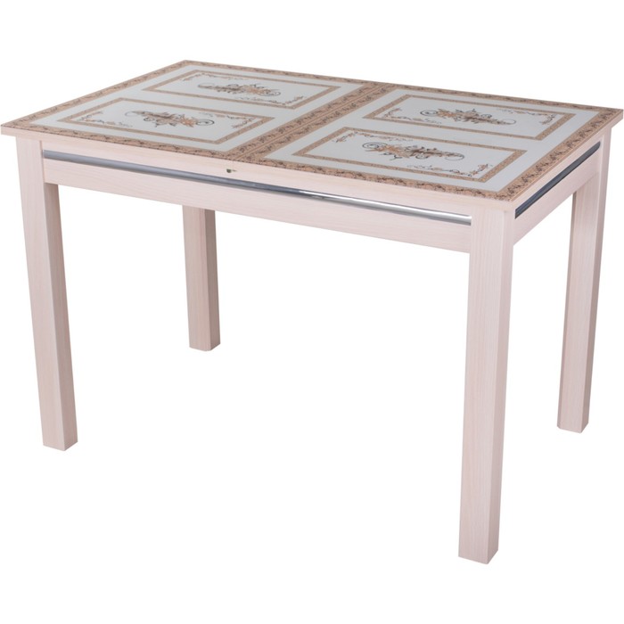 Стол раскладной Вальс, 1200(1570)х800х750, Дуб молочный/Растительный орнамент/стекло
Стол раскладной Вальс, 1200(1570)х800х750, Дуб молочный/Растительный орнамент/стекло