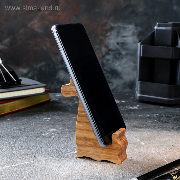 Подставка под телефон "Дракон", массив ясеня, 10х7 см
Подставка под телефон "Дракон", массив ясеня, 10х7 см