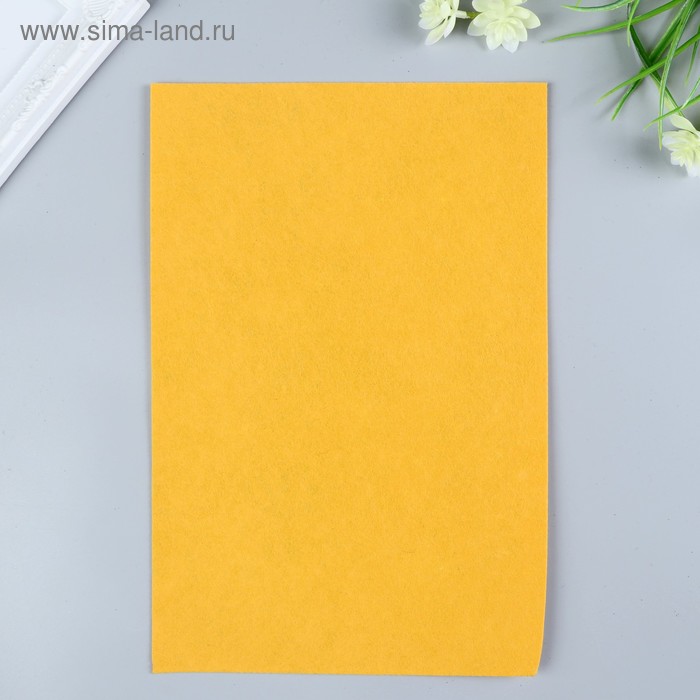 Фетр полужесткий 1 мм 20х30 см т.желтый
Фетр полужесткий 1 мм 20х30 см т.желтый