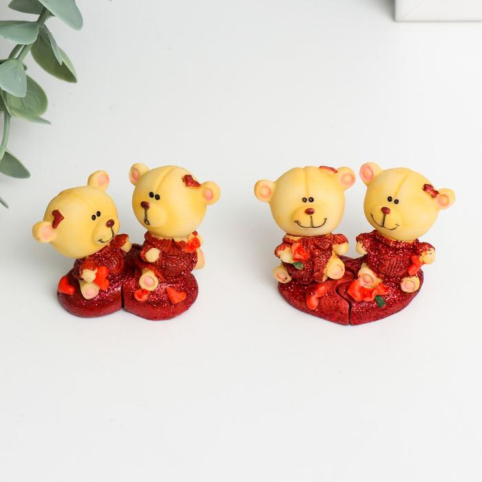 Фигурка "Два мишки на сердечке" набор 2 шт, микс 5х3х4см
Фигурка "Два мишки на сердечке" набор 2 шт, микс 5х3х4см