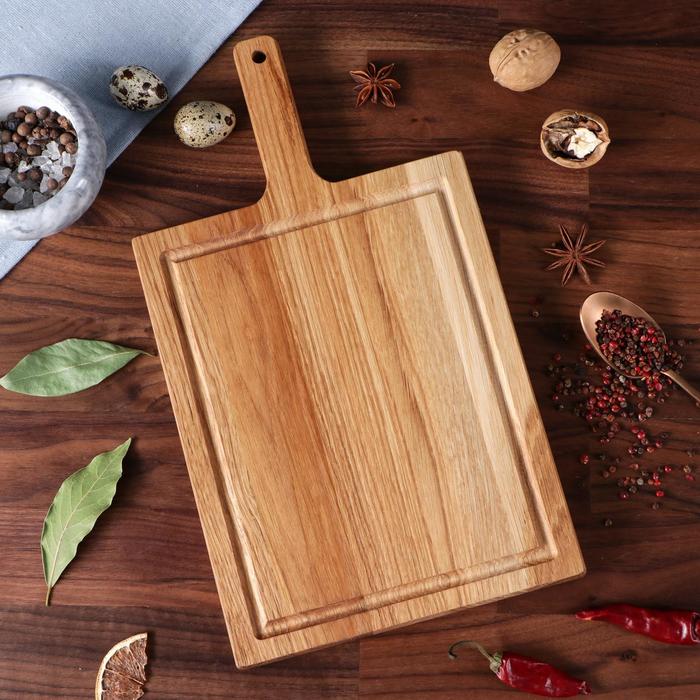 Доска для нарезки и подачи "Лофт", 35 х 20 см, массив дуба, ясеня
Доска для нарезки и подачи "Лофт", 35 х 20 см, массив дуба, ясеня