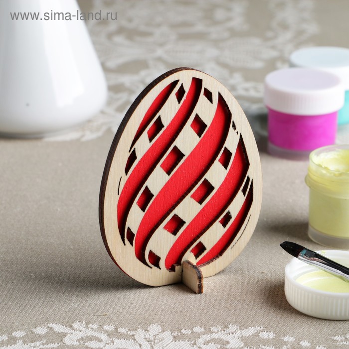 Заготовка для творчества "Яйцо. Волна" двойная, красная 9х7 см
Заготовка для творчества "Яйцо. Волна" двойная, красная 9х7 см