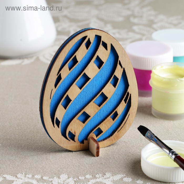 Заготовка для творчества "Яйцо. Волна" двойная, синяя 9х7 см
Заготовка для творчества "Яйцо. Волна" двойная, синяя 9х7 см