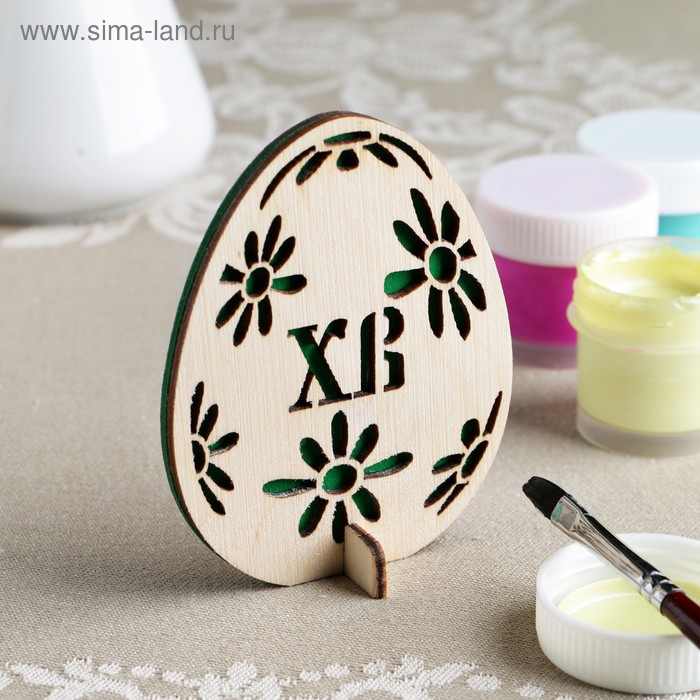 Заготовка для творчества "Яйцо. Ромашка" двойная, зеленая 9х7 см
Заготовка для творчества "Яйцо. Ромашка" двойная, зеленая 9х7 см