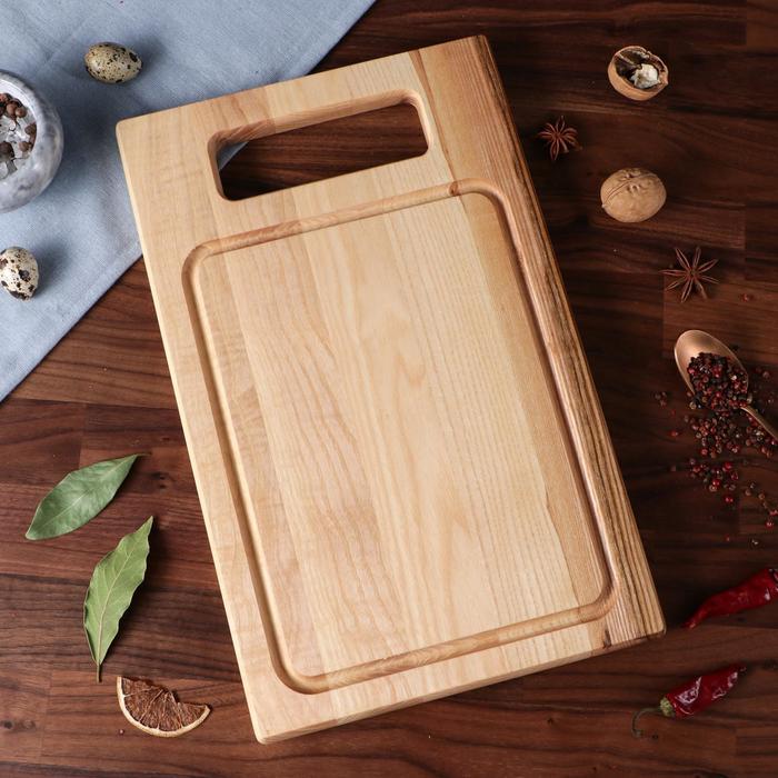 Доска для нарезки и подачи "Славянская", 40 х 25 см, массив ясеня
Доска для нарезки и подачи "Славянская", 40 х 25 см, массив ясеня