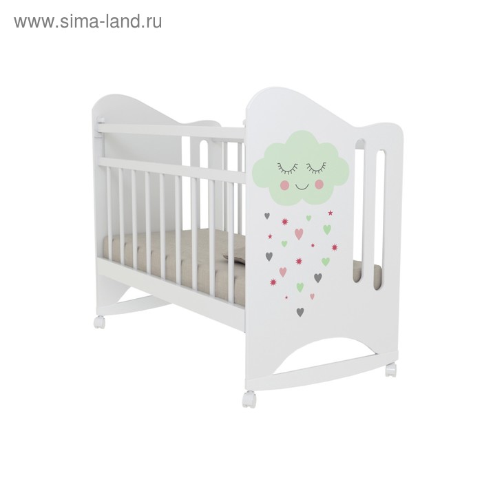 Кровать детская Nicole колесо-качалка (белый) (1200х600 )
Кровать детская Nicole колесо-качалка (белый) (1200х600 )