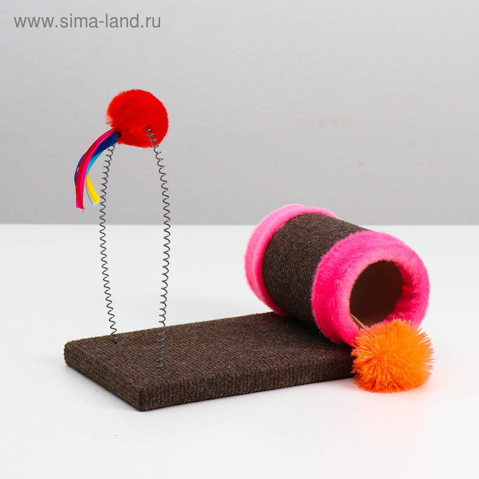 Игрушка-когтеточка с дразнилкой "Веселые шарики", 29 х 15,5 х 20 см, микс цветов
Игрушка-когтеточка с дразнилкой "Веселые шарики", 29 х 15,5 х 20 см, микс цветов