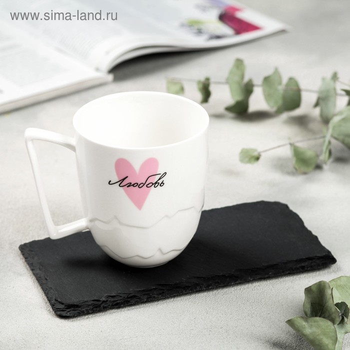 Кружка с подставкой из камня «Любовь», 300 мл
Кружка с подставкой из камня «Любовь», 300 мл