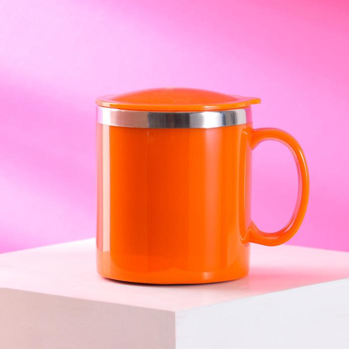 Термокружка "Карат" 350 мл с крышкой, оранжевая
Термокружка "Карат" 350 мл с крышкой, оранжевая