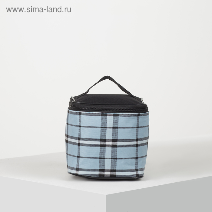 Термосумка на молнии 3,8 л, цвет голубой 
Термосумка на молнии 3,8 л, цвет голубой