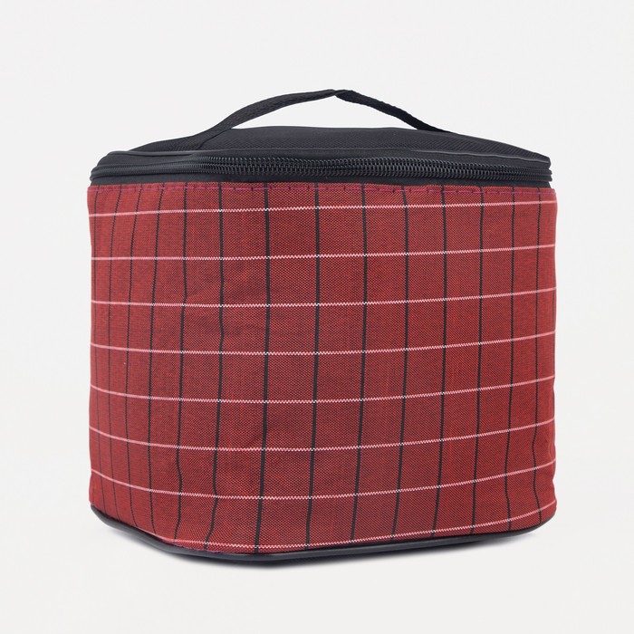 Термосумка на молнии 3,8 л, цвет бордовый 
Термосумка на молнии 3,8 л, цвет бордовый