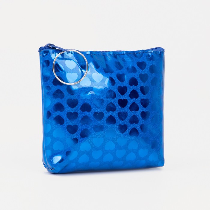 Кошелёк на молнии, цвет голубой 
Кошелёк на молнии, цвет голубой