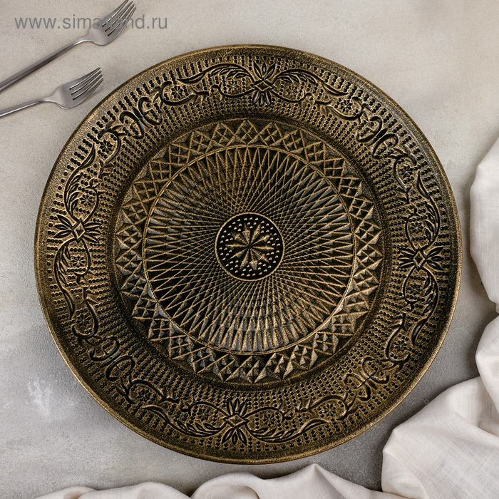 Блюдо для фруктов «Ундина», 40×4 см, цвет бронзовый
Блюдо для фруктов «Ундина», 40×4 см, цвет бронзовый