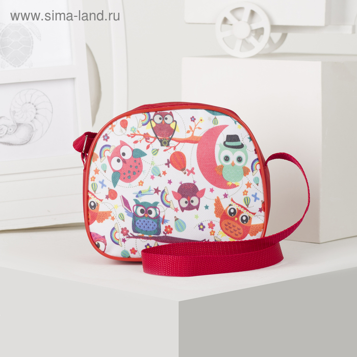 Сумка детская, отдел на молнии, цвет белый/красный
Сумка детская, отдел на молнии, цвет белый/красный