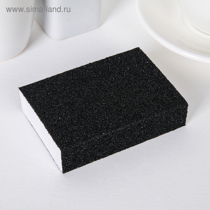 Губка чистящая «Чудо-губка», 10×7×2,5 см, 2 стороны жёсткие, 2 стороны для полироли, цвет чёрный
Губка чистящая «Чудо-губка», 10×7×2,5 см, 2 стороны жёсткие, 2 стороны для полироли, цвет чёрный