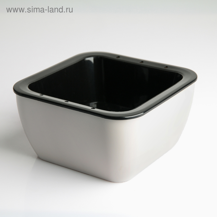 Кашпо для цветов квадратное «Глянец» 16×16×8 см, цвет чёрно-белый
Кашпо для цветов квадратное «Глянец» 16×16×8 см, цвет чёрно-белый