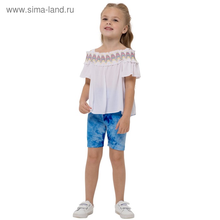 Шорты для девочек, рост 104 см, цвет синий
Шорты для девочек, рост 104 см, цвет синий