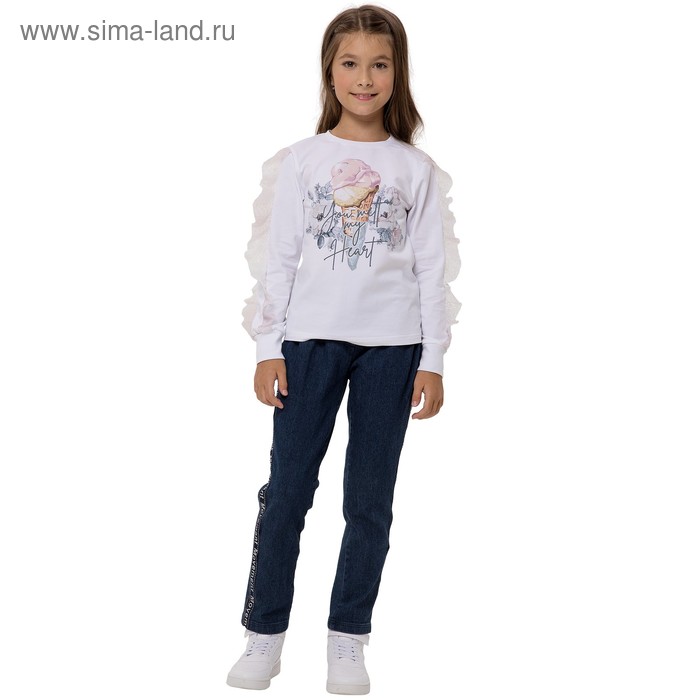 Джемпер для девочек, рост 158 см, цвет бело-голубой
Джемпер для девочек, рост 158 см, цвет бело-голубой