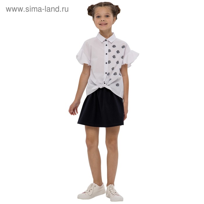 Блузка для девочек, рост 152 см, цвет бело-синий
Блузка для девочек, рост 152 см, цвет бело-синий