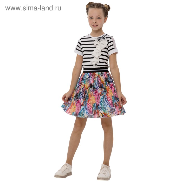 Джемпер для девочек, рост 128 см, цвет бело-чёрный
Джемпер для девочек, рост 128 см, цвет бело-чёрный