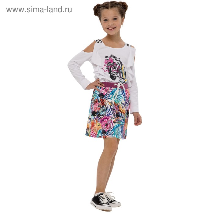 Джемпер для девочек, рост 134 см, цвет бело-чёрный
Джемпер для девочек, рост 134 см, цвет бело-чёрный