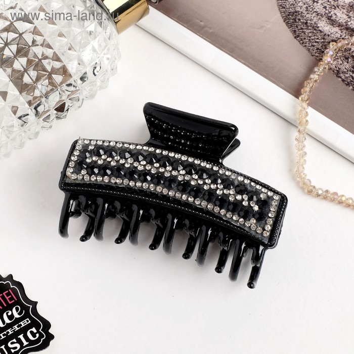 Краб для волос "Томирис" 8 см, прямой, чёрный
Краб для волос "Томирис" 8 см, прямой, чёрный