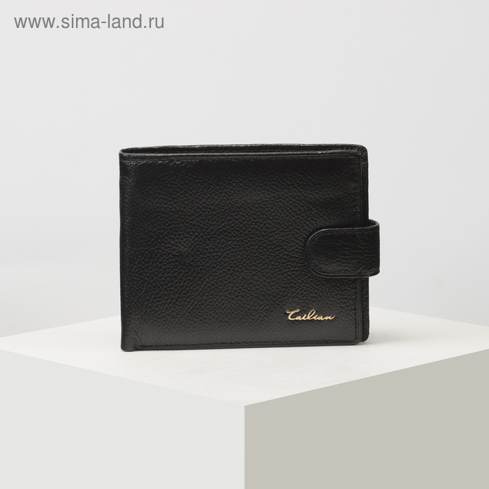Портмоне мужское, 3 отдела на клапане, цвет чёрный
Портмоне мужское, 3 отдела на клапане, цвет чёрный