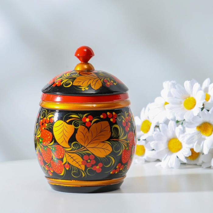 Бочонок, 14х11 см, хохлома
Бочонок, 14х11 см, хохлома