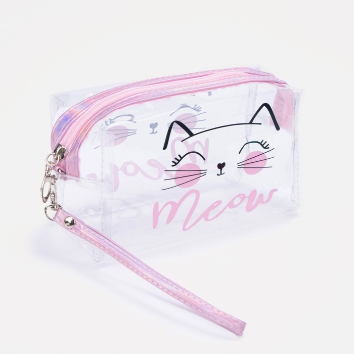Косметичка на молнии, цвет прозрачный
Косметичка на молнии, цвет прозрачный