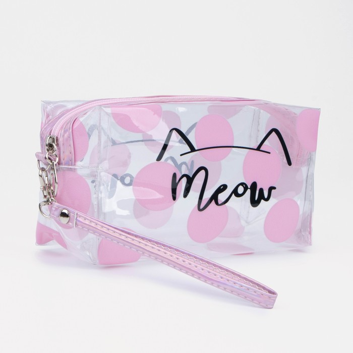 Косметичка на молнии, цвет прозрачный
Косметичка на молнии, цвет прозрачный