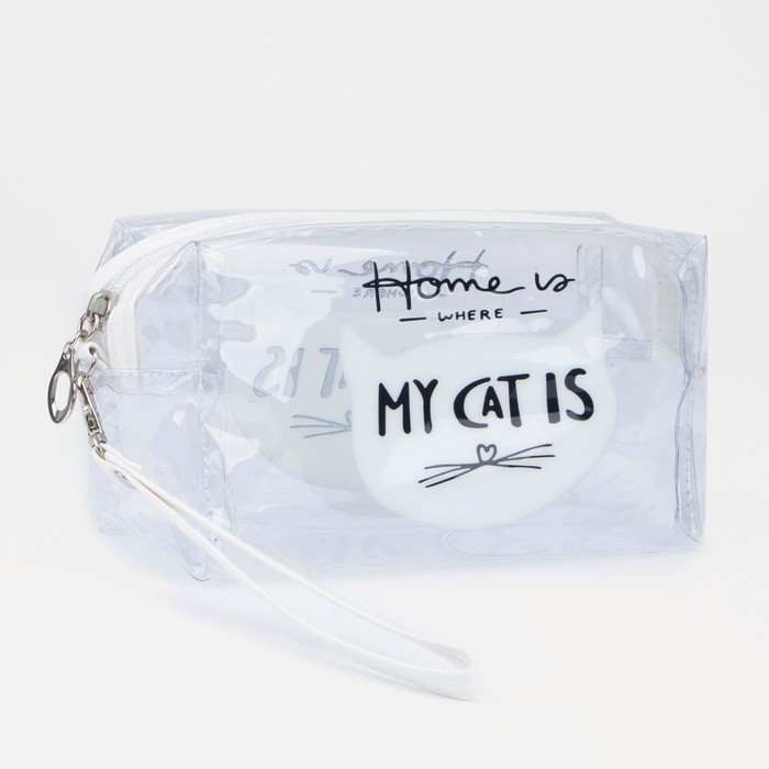 Косметичка на молнии, цвет прозрачный
Косметичка на молнии, цвет прозрачный