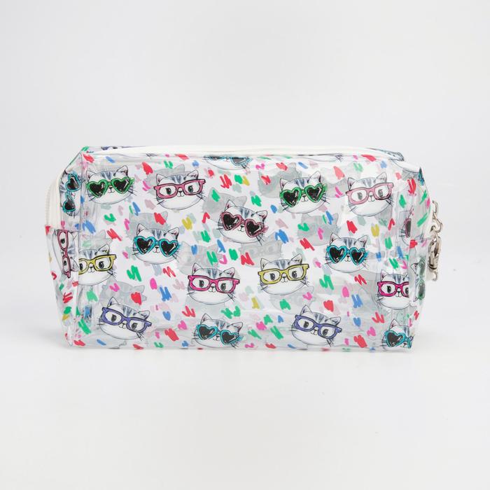 фото Косметичка на молнии, цвет прозрачный