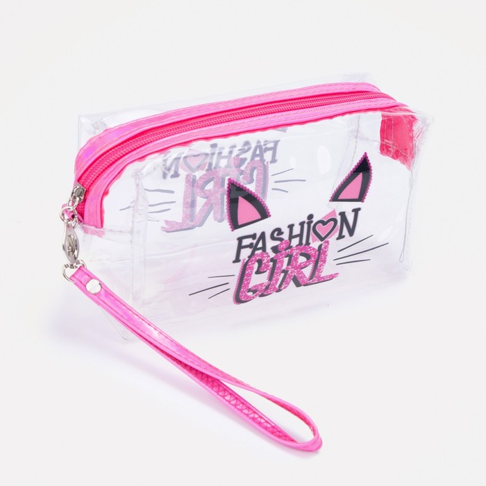 Косметичка на молнии, цвет прозрачный
Косметичка на молнии, цвет прозрачный