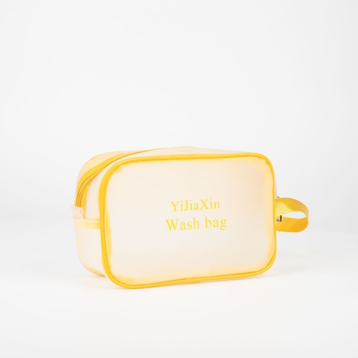 Косметичка ПВХ, отдел на молнии, с ручкой, матовая, цвет жёлтый
Косметичка ПВХ, отдел на молнии, с ручкой, матовая, цвет жёлтый