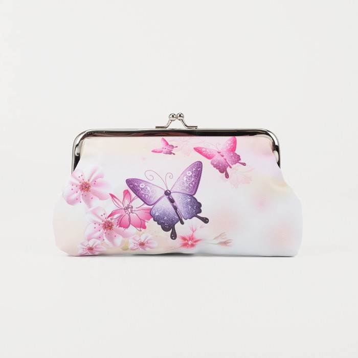 фото Косметичка на фермуаре, цвет розовый