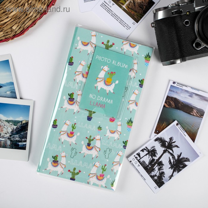 Фотоальбом для инстаграм фото "No drama lama", 20,5 х10,7 см
Фотоальбом для инстаграм фото "No drama lama", 20,5 х10,7 см