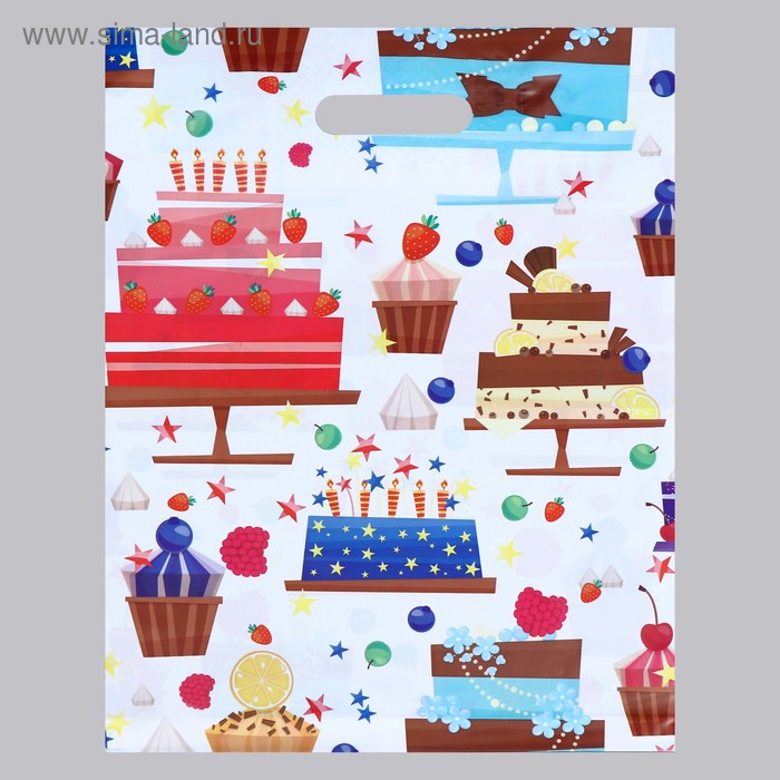 Пакет полиэтиленовый с вырубной ручкой, 31 х 40 см, 60 мкм
Пакет полиэтиленовый с вырубной ручкой, 31 х 40 см, 60 мкм