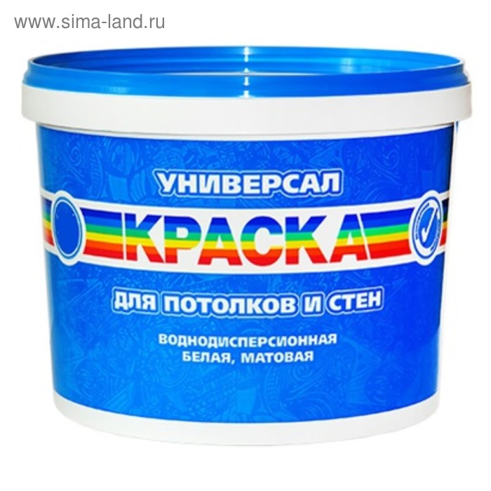 Краска для потолков и стен УНИВЕРСАЛ 7кг
Краска для потолков и стен УНИВЕРСАЛ 7кг