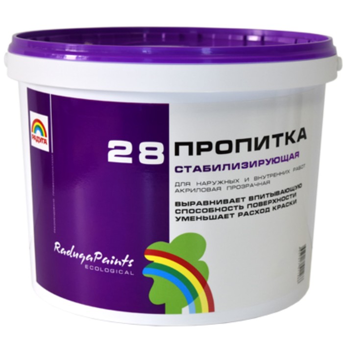 Пропитка РАДУГА 28 Пропитка стабилизирующая 1кг
Пропитка РАДУГА 28 Пропитка стабилизирующая 1кг