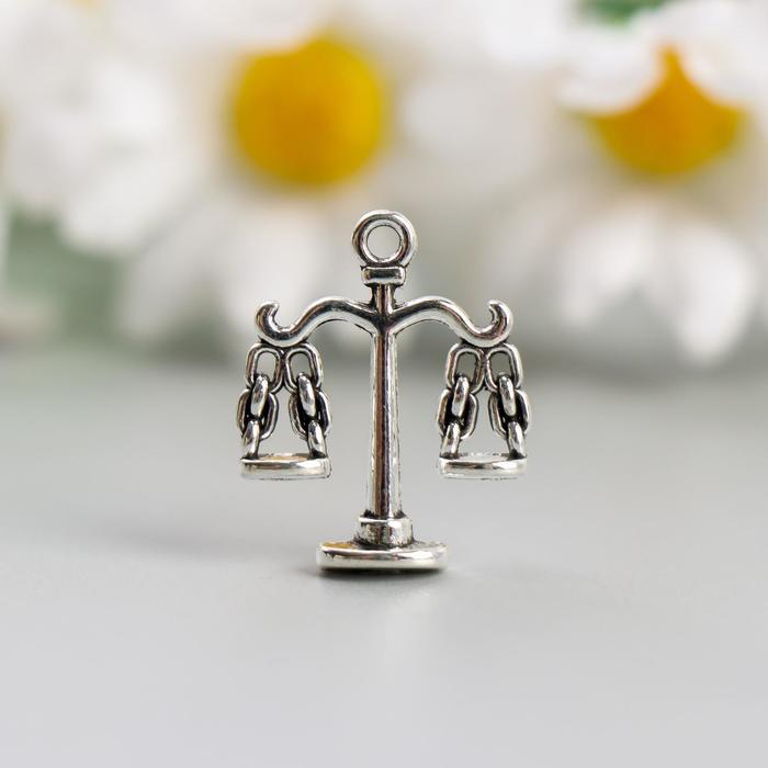 Декор для творчества металл "Весы" серебро 2,2х1,8 см
Декор для творчества металл "Весы" серебро 2,2х1,8 см