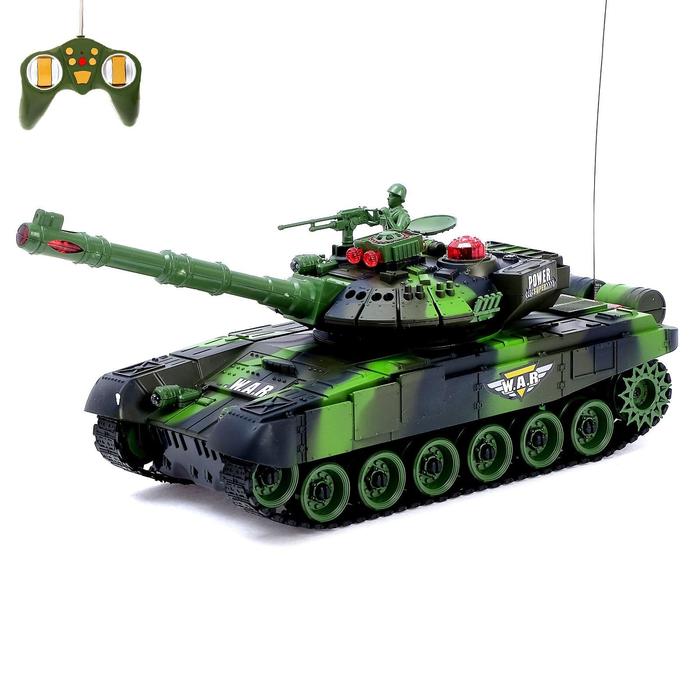 Танк радиоуправляемый «Защитник», с аккумулятором, световые и звуковые эффекты, цвет зелёный 
Танк радиоуправляемый «Защитник», с аккумулятором, световые и звуковые эффекты, цвет зелёный