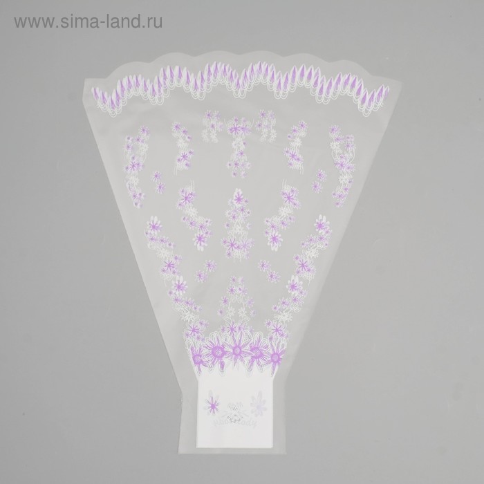 Пакет цветочный рюмка "Мелодия", сиреневый, 30 х 40 см
Пакет цветочный рюмка "Мелодия", сиреневый, 30 х 40 см