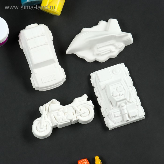 Набор под раскраску "Для мальчиков" белый, 4шт, 20х2,5х20см 
Набор под раскраску "Для мальчиков" белый, 4шт, 20х2,5х20см