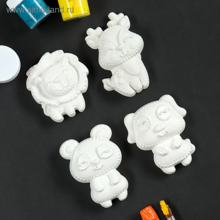 Набор под раскраску "Зверята №2" 4шт
Набор под раскраску "Зверята №2" 4шт