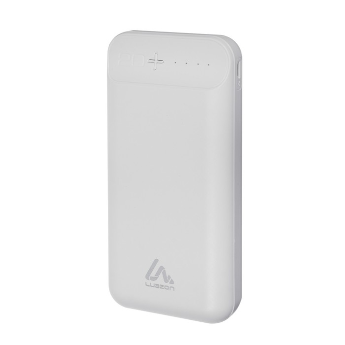 Внешний аккумулятор LuazON PB-30, Li-Pol, 20000 мАч, 2 USB, 2.1 A/1 A 
Внешний аккумулятор LuazON PB-30, Li-Pol, 20000 мАч, 2 USB, 2.1 A/1 A