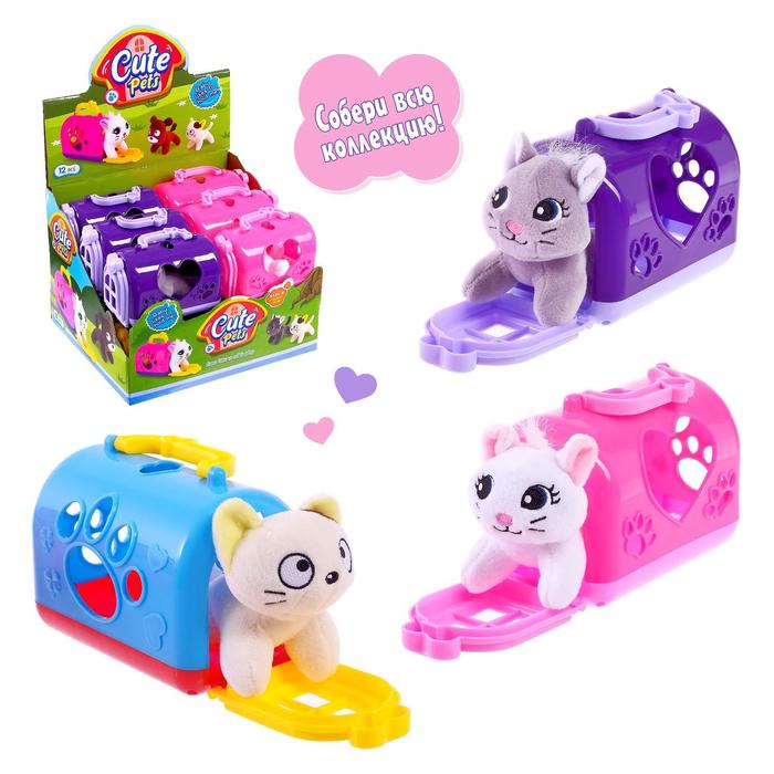 Игрушка мягконабивная «Малышка-котик» с переноской, МИКС
Игрушка мягконабивная «Малышка-котик» с переноской, МИКС