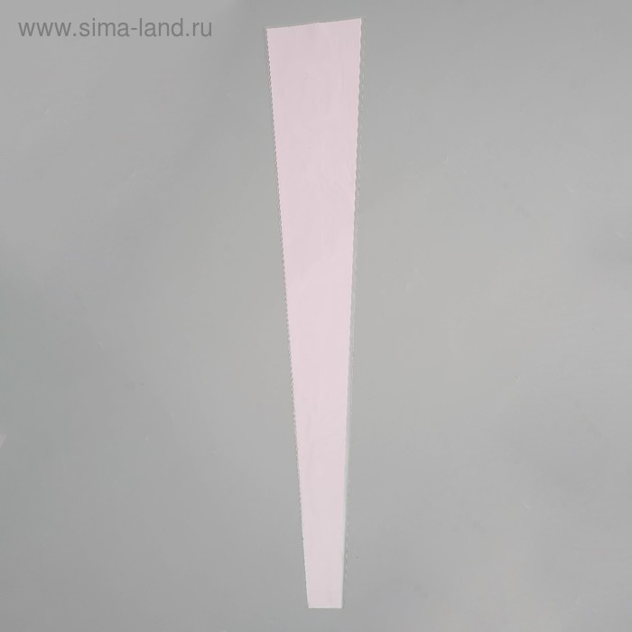 Пакет для цветов конус "Для розы", прозрачный - розовый , 15 х 80 см
Пакет для цветов конус "Для розы", прозрачный - розовый , 15 х 80 см